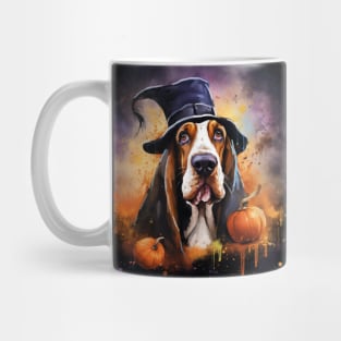 Halloween Basset hound Mug